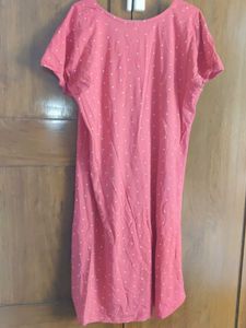 Cute Pink T-Shirt Dress