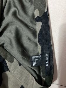 Camo Print Skirt