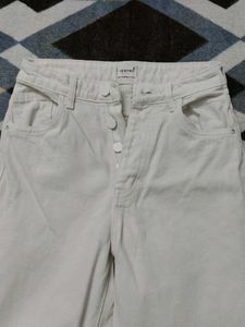 White Wide Leg Jeans