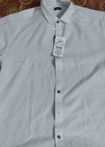 Men's White Casual Shirt
