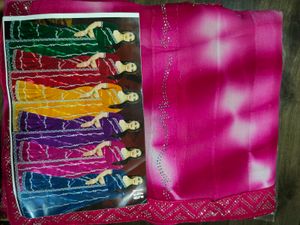 Tie And Dye Crush Saree