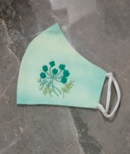 Branded Mask With Handwork