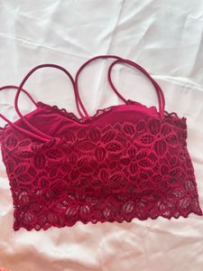 Red Bralette Top