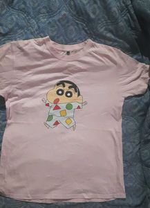 Pink Shinchan H&M Tshirt