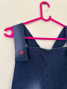 Denim Dungree Shorts