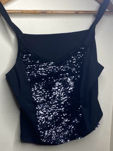 Black Shimmer Top 🔝