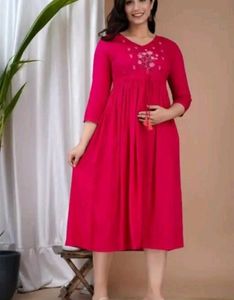 Pink Colour Kurti
