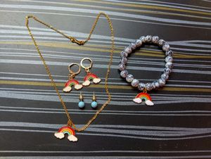 Beautiful Rainbow Charm Jewellery Combo Offer ❤