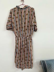 Striped Shirt Dress