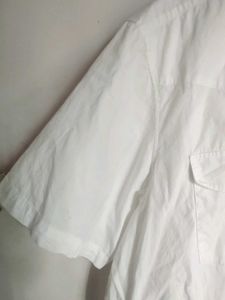 Vintage White Western Shirt For Men