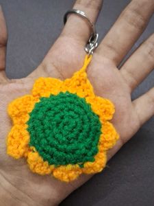 Sunflower Keychain