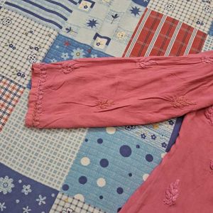 Modal Chikankari Short Kurti