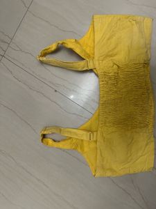 Yellow Sleeveless Top