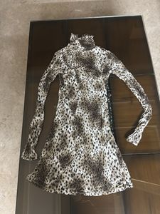Leopard Print Mini Dress