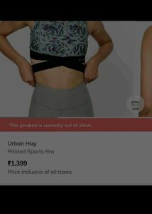 Padded Urban Hug Authentic Sports Brallete
