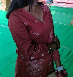 A-line Kurti Max (Red)