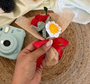 Mini Crochet Flowers Bouquet 💐