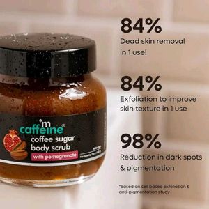 Coffee Sugar Body Scrub with Pomegranate - 250g