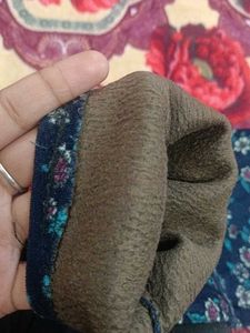 Floral Print Lounge woolen pants