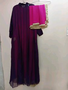 Designer Double Colour  Gown...