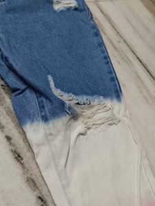 Ripped Ombre Jeans