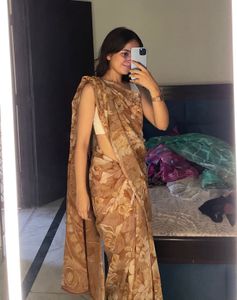 Floral Print Saree