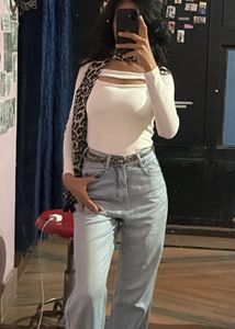 Body Hugging White Top