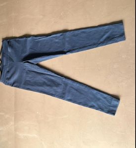 Blue Pull-On Pants