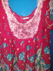 Pink Floral Top ...