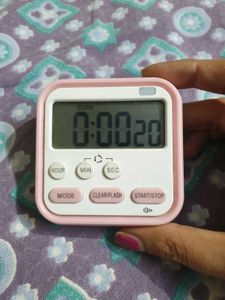 Cute Pink Digital Kitchen Timer