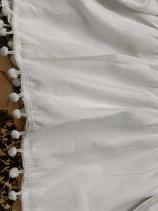 Embroidered White Kurta