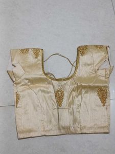 Embroidered Golden Blouse