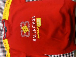 Balenciaga Red Sweatshirt