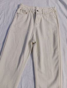 Off White Jeans (Brand New) Size - S Waist 27