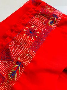 Duppata With Handmade Work