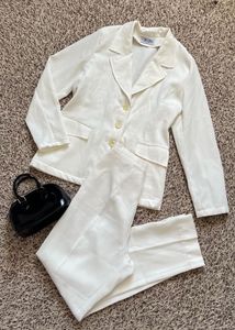Price Drop 🥳💕 White Blazer Set 🤍
