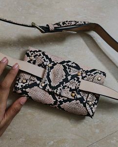 Snake belt bag