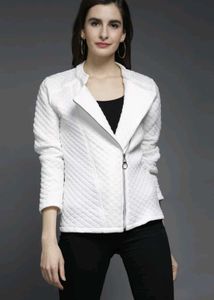 White Quilted Jacket