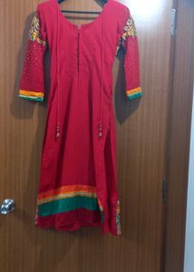 Red Kurta