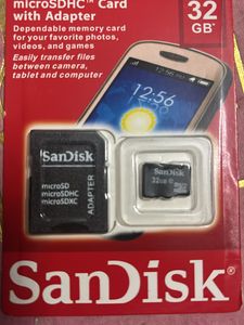 MICROSDHC CARD 32 GB With Adapter