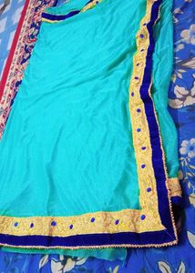 Sea Green Beautiful Saree