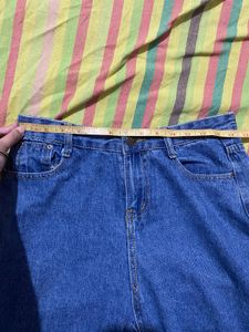 Wide Leg Denim Jeans