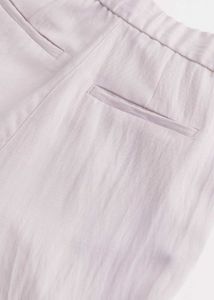 H&amp;M Light Purple Flared Lyocell-blend Trousers