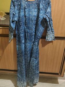 Indigo Print Kurta
