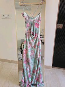 ZARA Floral Print Camisole Dress