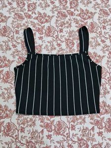 Shein Striped Crop Tank Top