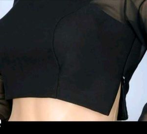 Classic Black Blouse - Size XXL [44]