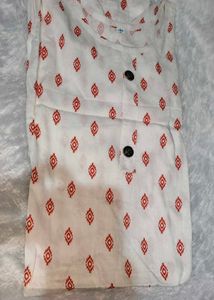 Red Floral Design Kurti For Women