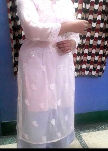 Chikakari Net Kurta