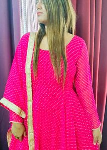 Pink Anarkali Suit